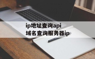ip地址查询api 域名查询服务器ip
