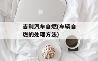 吉利汽车自燃(车辆自燃的处理方法)