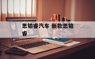 思铂睿汽车 新款思铂睿