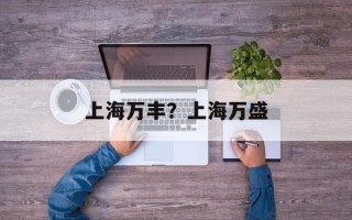 上海万丰？上海万盛