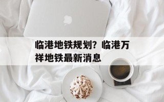 临港地铁规划？临港万祥地铁最新消息