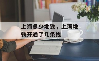 上海多少地铁，上海地铁开通了几条线