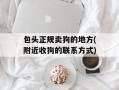 包头正规卖狗的地方(附近收狗的联系方式)