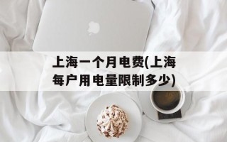 上海一个月电费(上海每户用电量限制多少)