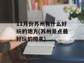 11月份苏州有什么好玩的地方(苏州景点最好玩的排名)