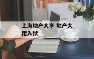 上海地产大亨 地产大佬入狱