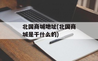 北国商城地址(北国商城是干什么的)