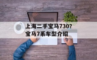 上海二手宝马730？宝马7系车型介绍