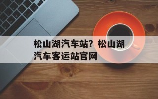 松山湖汽车站？松山湖汽车客运站官网