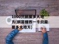 1000只鹅要多大地方(鹅苗棚养一千只需要多大地方)