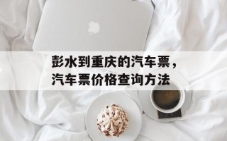 彭水到重庆的汽车票，汽车票价格查询方法
