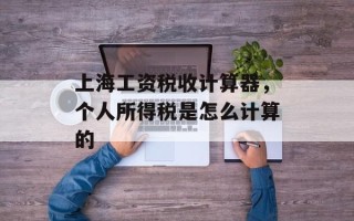 上海工资税收计算器，个人所得税是怎么计算的