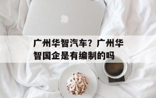 广州华智汽车？广州华智国企是有编制的吗